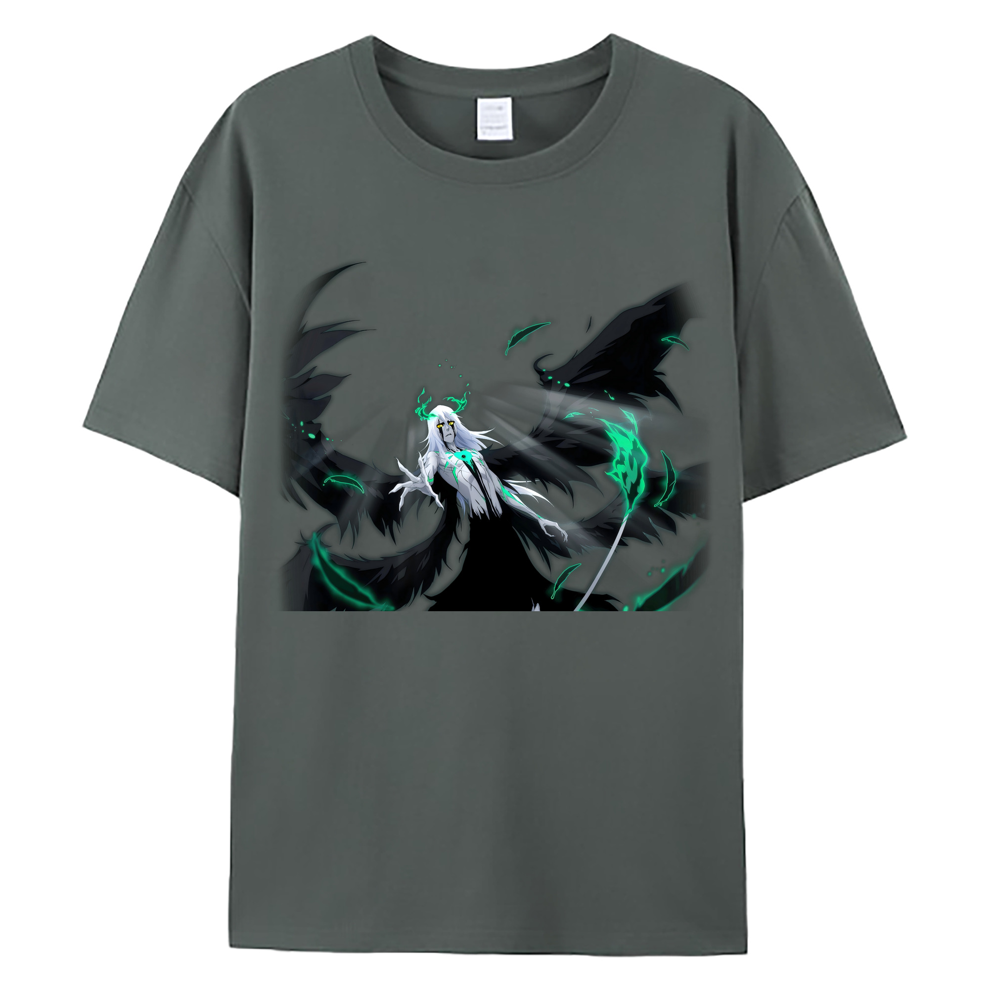 （画像用） ブリーチ ウルキオラ·シファー BLEACH Ulquiorra cifer 綿100％ メンズ半袖Tシャツ｜肌触りやわらか＆通気性